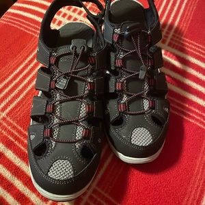 Gently used men’s sandals.